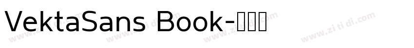 VektaSans Book字体转换